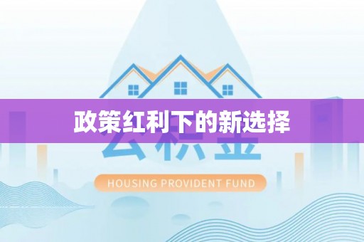 信用政策红利下的新选择