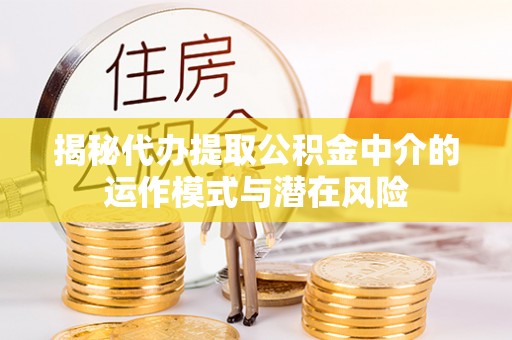 信用揭秘代办提取公积金中介的运作模式与潜在风险