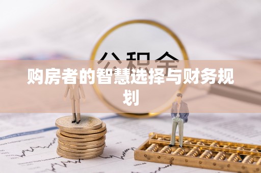 信用购房者的智慧选择与财务规划