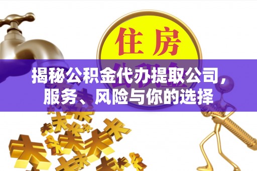 信用揭秘公积金代办提取公司，服务、风险与你的选择