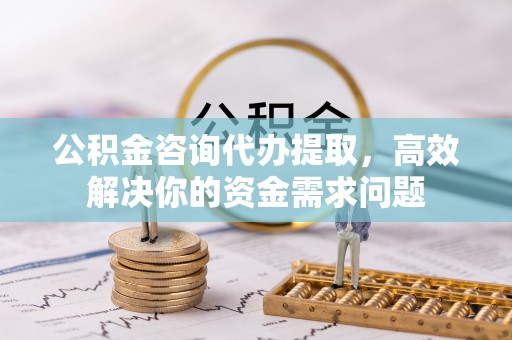 信用公积金咨询代办提取，高效解决你的资金需求问题
