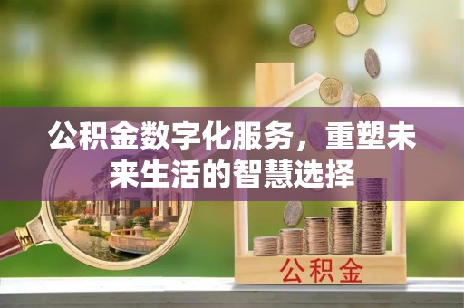 信用公积金数字化服务，重塑未来生活的智慧选择