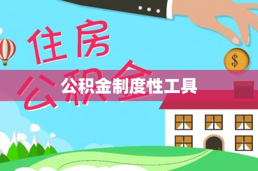 信用公积金制度性工具