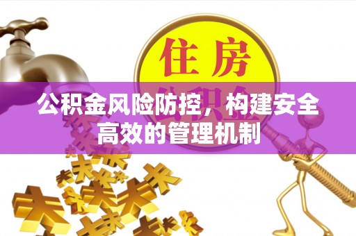 信用公积金风险防控，构建安全高效的管理机制
